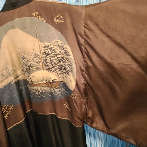 Men's  Vintage World War 2 Japanese Kimono - Picture 7 of 16